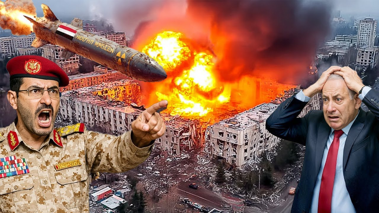 NETANYAHU KETAKUTAN, SERANGAN BALIK YAMAN PALING MEMATIKAN! Israel Terancam Dibombardir H0uthi