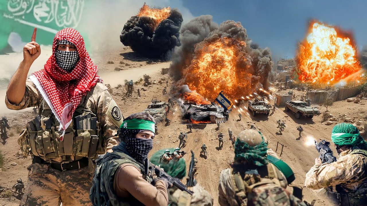 TENTARA IDF PANIK KETAKUTAN! H4M4S Gunakan Persenjataan Canggih Hancurkan Pasukan Israel