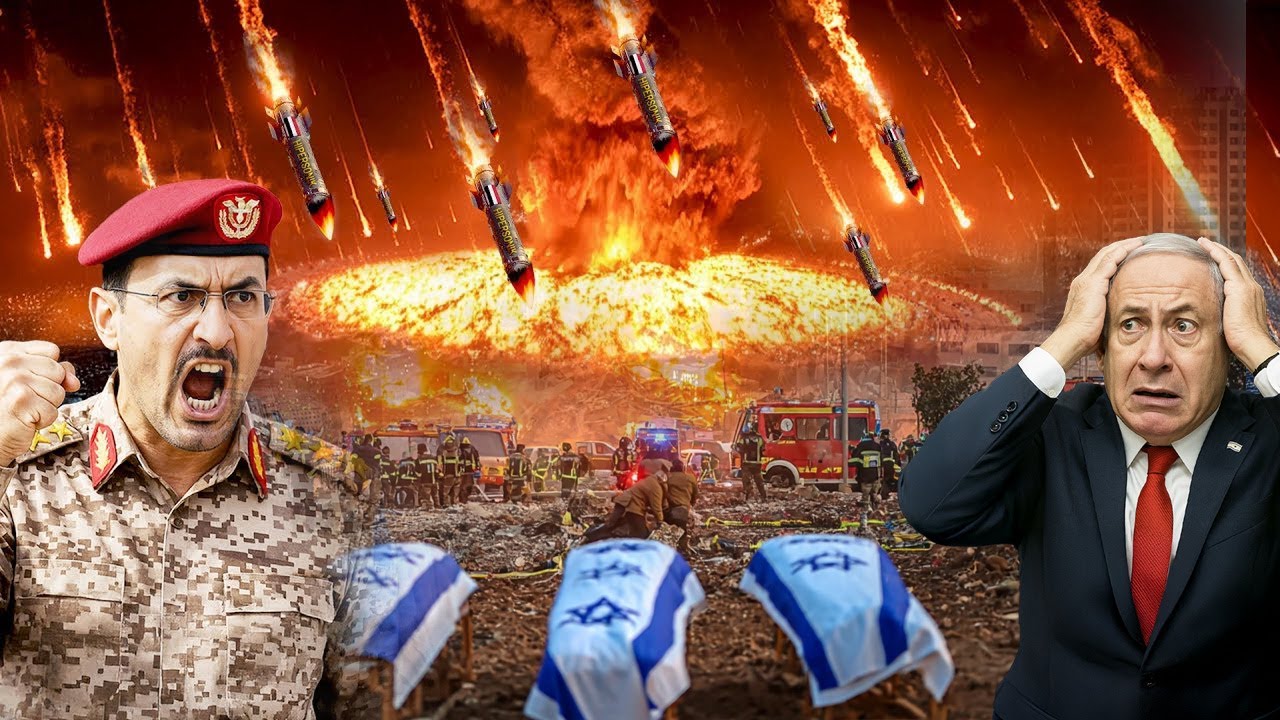 H0UTIS TAK BERI AMPUN ISRAEL! Kota Tel Aviv Dihancurkan Senjata Pemusnah, Netanyahu Ketakutan